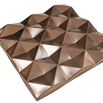 4x8 ha impresso lo strato AISI 201 di acciaio inossidabile 304 316 Rose Gold Brushed Ornamental