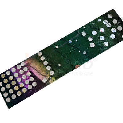 3mm Colourful hanno perforato il foro rotondo di superficie dello specchio dello strato di acciaio inossidabile