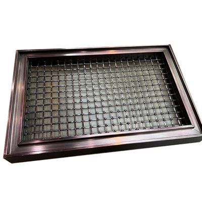 Cavo decorativo Mesh Panels 201 di acciaio inossidabile di colore del caffè grado 304 316