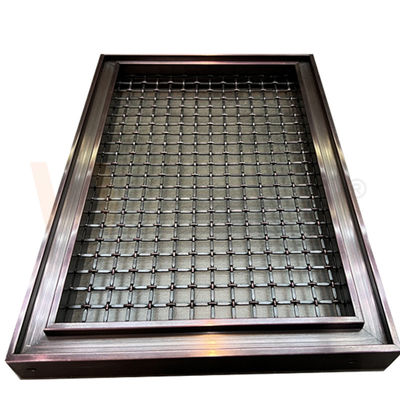 Cavo decorativo Mesh Panels 201 di acciaio inossidabile di colore del caffè grado 304 316