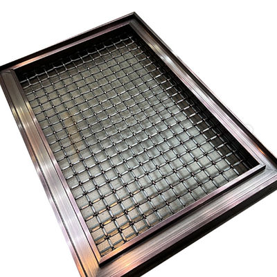 Cavo decorativo Mesh Panels 201 di acciaio inossidabile di colore del caffè grado 304 316