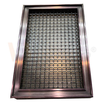 Cavo decorativo Mesh Panels 201 di acciaio inossidabile di colore del caffè grado 304 316