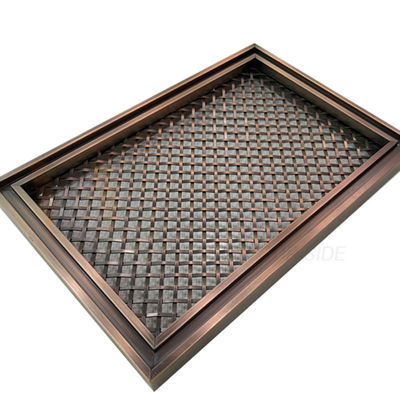 Schermo tessuto bronzeo rosso 201 di acciaio inossidabile dell'ornamentale grado 304 316