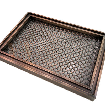 Schermo tessuto bronzeo rosso 201 di acciaio inossidabile dell'ornamentale grado 304 316