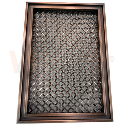 Schermo tessuto bronzeo rosso 201 di acciaio inossidabile dell'ornamentale grado 304 316