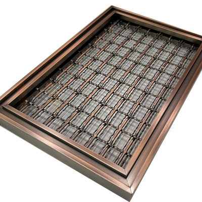 Decorativo flessibile di acciaio inossidabile rete 0.4-8mm architettonici per la facciata del centro commerciale