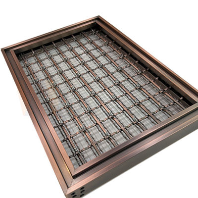 Decorativo flessibile di acciaio inossidabile rete 0.4-8mm architettonici per la facciata del centro commerciale