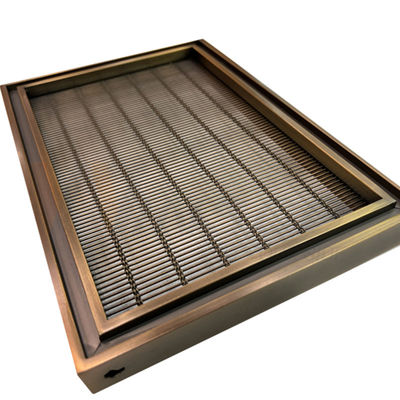 Dimensione su ordinazione 201 cavo decorativo materiale Mesh Screen With Pvd Color di acciaio inossidabile 304 316