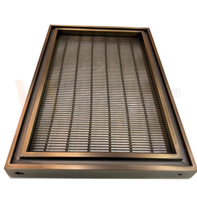 Dimensione su ordinazione 201 cavo decorativo materiale Mesh Screen With Pvd Color di acciaio inossidabile 304 316