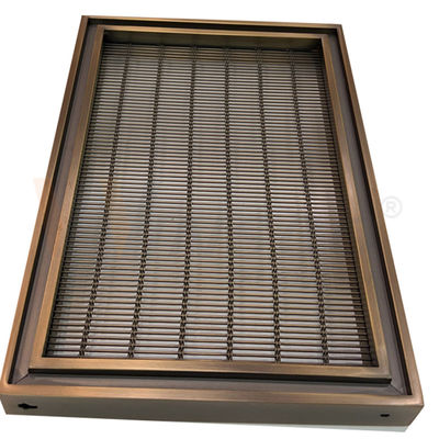 Dimensione su ordinazione 201 cavo decorativo materiale Mesh Screen With Pvd Color di acciaio inossidabile 304 316