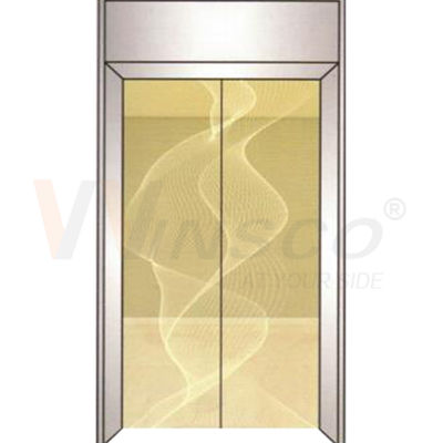 l'oro dello specchio dello strato di acciaio inossidabile dell'elevatore di 0.8mm ha inciso 4x8ft