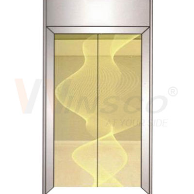 l'oro dello specchio dello strato di acciaio inossidabile dell'elevatore di 0.8mm ha inciso 4x8ft