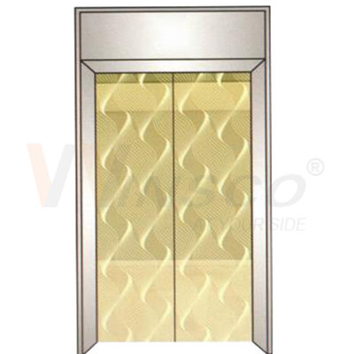 l'oro dello specchio dello strato di acciaio inossidabile dell'elevatore di 0.8mm ha inciso 4x8ft