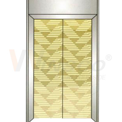 l'oro dello specchio dello strato di acciaio inossidabile dell'elevatore di 0.8mm ha inciso 4x8ft