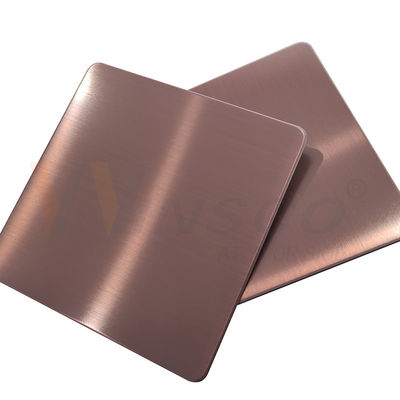 BACCANO di Rose Gold dello strato di acciaio inossidabile della linea sottile di 1000x2000mm 201 304 316