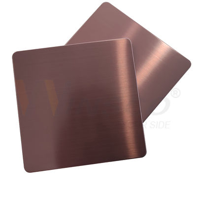 BACCANO di Rose Gold dello strato di acciaio inossidabile della linea sottile di 1000x2000mm 201 304 316