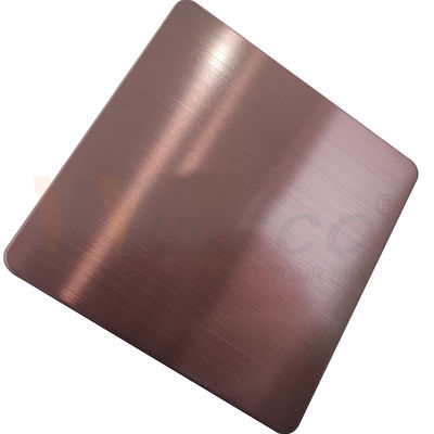 BACCANO di Rose Gold dello strato di acciaio inossidabile della linea sottile di 1000x2000mm 201 304 316