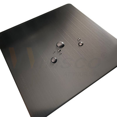 Lamiera in acciaio inox satinato hairline 4x8 piedi