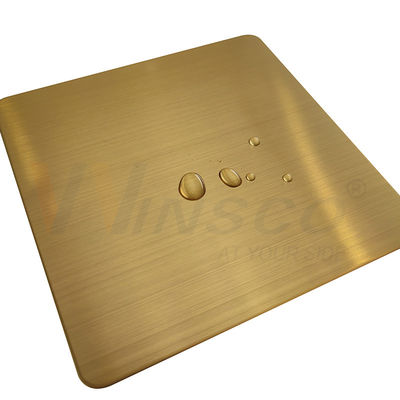 Colore d'ottone AFP ss 201 dell'oro di acciaio inossidabile di rivestimento della linea sottile di Za strato 304 316
