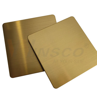 Colore d'ottone AFP ss 201 dell'oro di acciaio inossidabile di rivestimento della linea sottile di Za strato 304 316