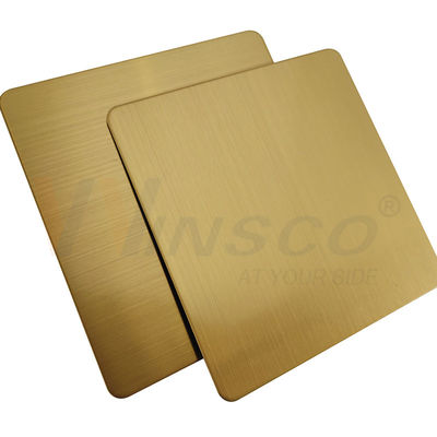 Colore d'ottone AFP ss 201 dell'oro di acciaio inossidabile di rivestimento della linea sottile di Za strato 304 316