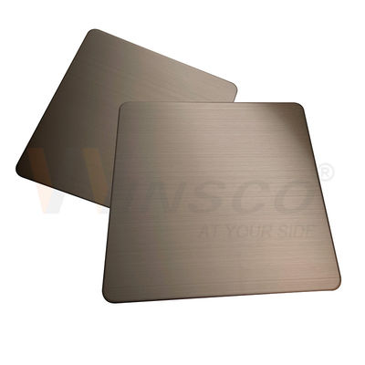Acciaio inossidabile AISI 201 dell'anti linea sottile bronzea di corrosione strato 304 316