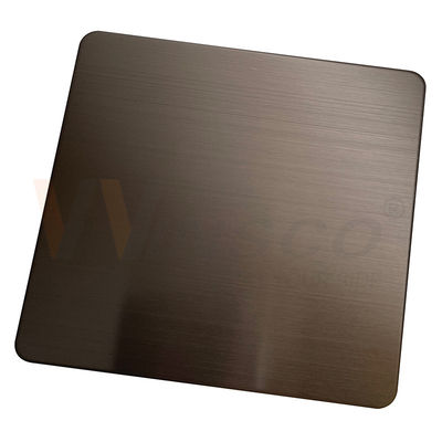 Acciaio inossidabile AISI 201 dell'anti linea sottile bronzea di corrosione strato 304 316