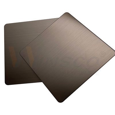 Acciaio inossidabile AISI 201 dell'anti linea sottile bronzea di corrosione strato 304 316