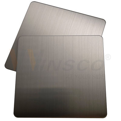 Strato ss decorativi eccellenti 201 di acciaio inossidabile di 316 linee sottili 304 con Grey Color