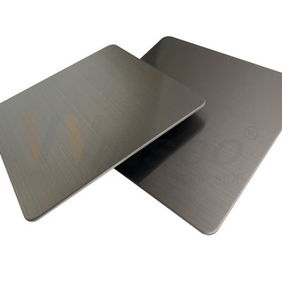 Strato ss decorativi eccellenti 201 di acciaio inossidabile di 316 linee sottili 304 con Grey Color