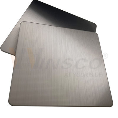 Strato ss decorativi eccellenti 201 di acciaio inossidabile di 316 linee sottili 304 con Grey Color