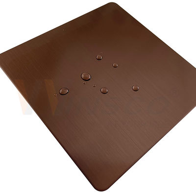 I GB 201 304 316 della linea sottile di acciaio inossidabile dello strato di colore di Brown PVD accettano su misura