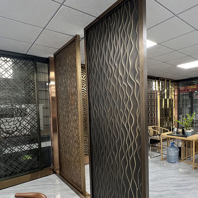 Laser che taglia la divisione dello schermo di acciaio inossidabile per la decorazione della porta