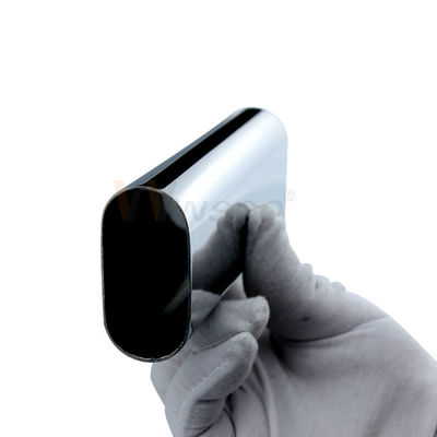 Aisi 201 dimensione ovale del tubo di ellisse del corrimano della scala di Inox della metropolitana di acciaio inossidabile 304 316 ha personalizzato decorativo