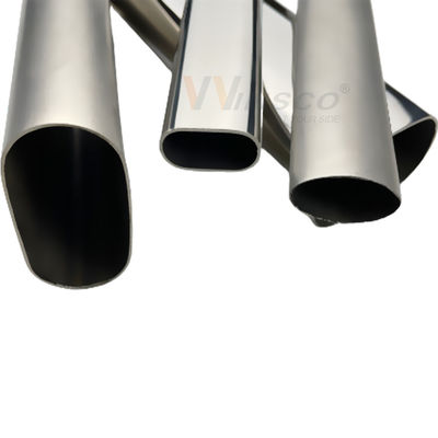 Aisi 201 dimensione ovale del tubo di ellisse del corrimano della scala di Inox della metropolitana di acciaio inossidabile 304 316 ha personalizzato decorativo