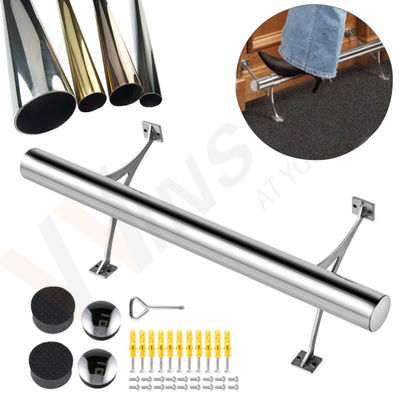 il tubo del rotondo di acciaio inossidabile Inox di 42.4mm 48.3mm 63.5mm ha lucidato la metropolitana 201 di Matt Colored Surface Foot Rail 304 316