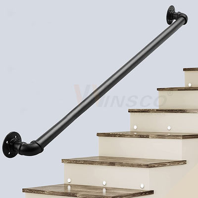 Scala moderna Kit Ss 201 tubo del corrimano di acciaio inossidabile 304 316 intorno al diametro di 33.7mm 38mm 40mm 42mm 44mm 50.8mm