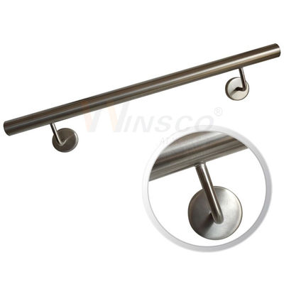 Scala moderna Kit Ss 201 tubo del corrimano di acciaio inossidabile 304 316 intorno al diametro di 33.7mm 38mm 40mm 42mm 44mm 50.8mm