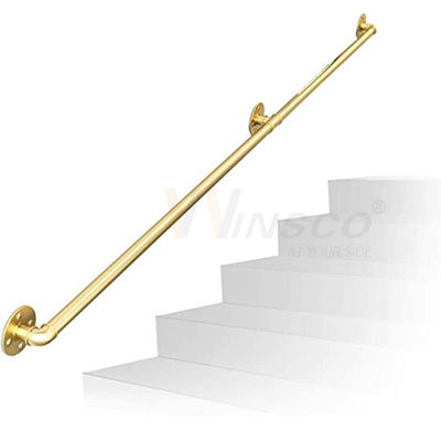 Scala moderna Kit Ss 201 tubo del corrimano di acciaio inossidabile 304 316 intorno al diametro di 33.7mm 38mm 40mm 42mm 44mm 50.8mm