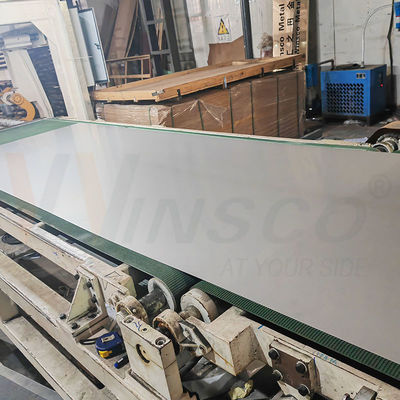 2500 mm Lunghezza 1250 mm Larghezza 0,9 mm Spessore Tolleranza ridotta TP 316 316L Piastra di acciaio inossidabile laminata a freddo 2B bordo del mulino