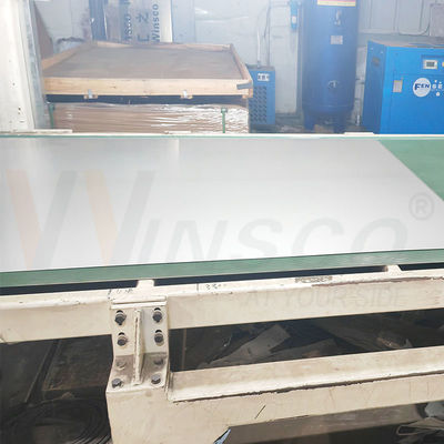 Alta durezza 1500 mm Larghezza Piastra di finitura inossidabile 3000 mm Lunghezza 0,9 mm Acciaio inossidabile Fogli laminati a freddo 2B Superficie