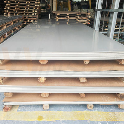 2500 mm Lunghezza 1250 mm Larghezza 0,9 mm Spessore Tolleranza ridotta TP 316 316L Piastra di acciaio inossidabile laminata a freddo 2B bordo del mulino