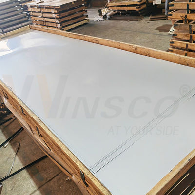 Forte pacchetto per l'esportazione AISI 201 Fresco inossidabile 2B Fogli di superficie 2500mmx1250mmx1.0mm Piastra laminata a freddo in acciaio inossidabile