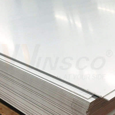 AISI 304 304L lamiera di acciaio inossidabile laminata a freddo 1,5 mm 1500 × 3000 mm Finitura di mulino, buona saldabilità