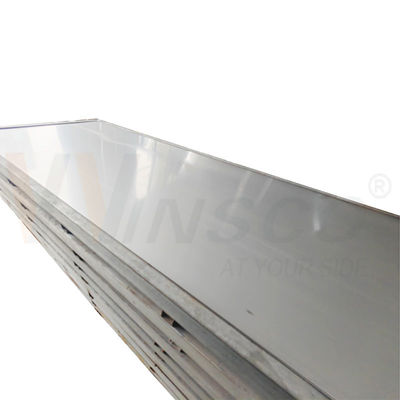 Processo di produzione semplice Acciaio inossidabile 2b Fogli di superficie 304 304l di grado 1000mmx2000mmx2.5mm laminato a freddo