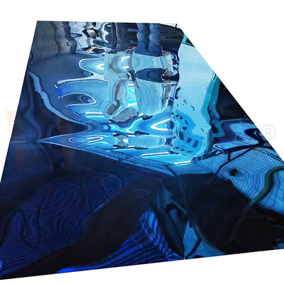 8K Superficie di specchio Inossidabile Acciaio di colore Sapphire Blu Piastra inossidabile SUS 304 304L
