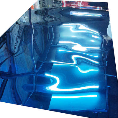 316 316L Sapphire Blue 8K Super Mirror lamiera di acciaio inossidabile 1000mmx2000mm