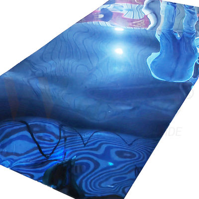 AISI 316 316L Zaffiro Blu Colore Rivestito lamiera in acciaio inossidabile Specchio Finitura Personalizzare Spessore