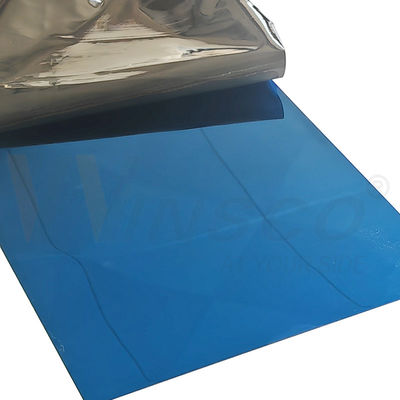 Lastra in acciaio inossidabile specchio blu zaffiro 304 304L PVD, 1250mmx2500mm