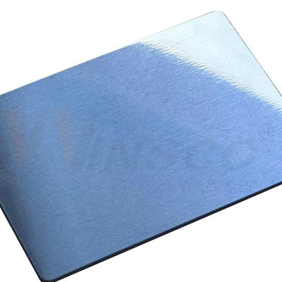 Fogli di acciaio inossidabile SUS 316 316L 5ftx10ft zaffiro blu spazzolato piastra inossidabile